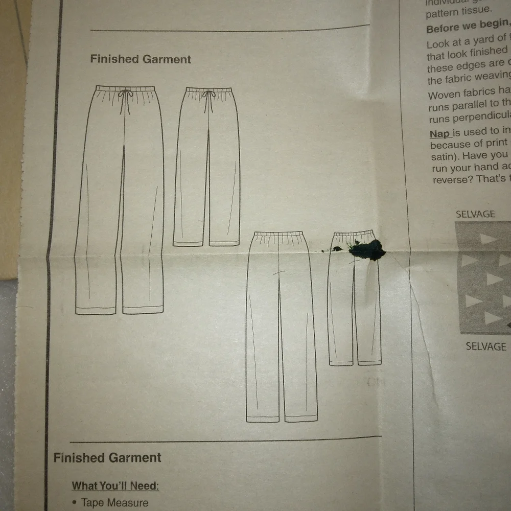 SIMPLICITY 2290 Lounge Pants, Learn to Sew, child, teen adult sizing.